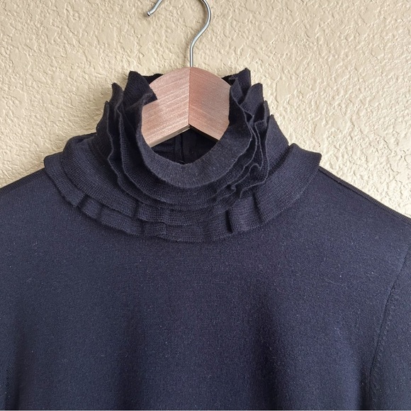 Lauren Ralph Lauren Ruffled Turtleneck Sweater - Picture 7 of 8